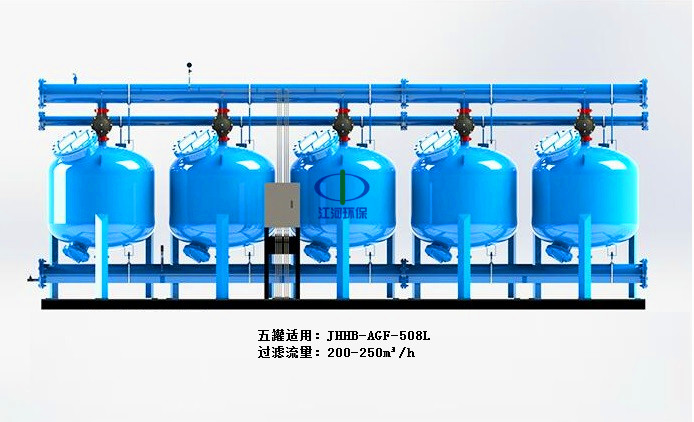 全自动浅层砂过滤器 五罐